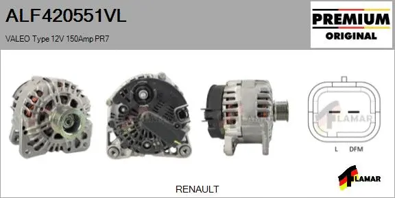 Alternator (ALF420551VL)