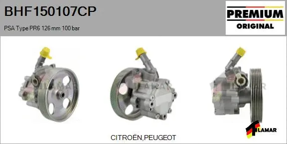 Hydraulic Pump, steering (BHF150107CP)