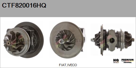 Core assembly, turbocharger (CTF820016HQ)