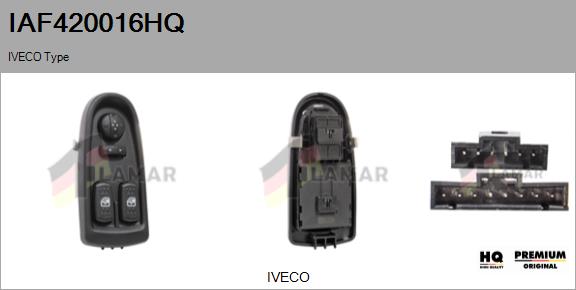 Switch, window regulator (IAF420016HQ)