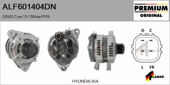 Alternator (ALF601404DN)