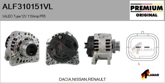 Alternator (ALF310151VL)