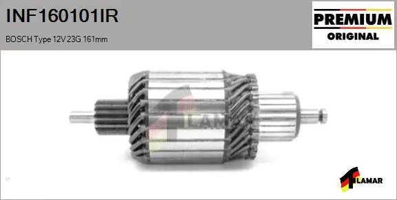 Armature, starter (INF160101IR)