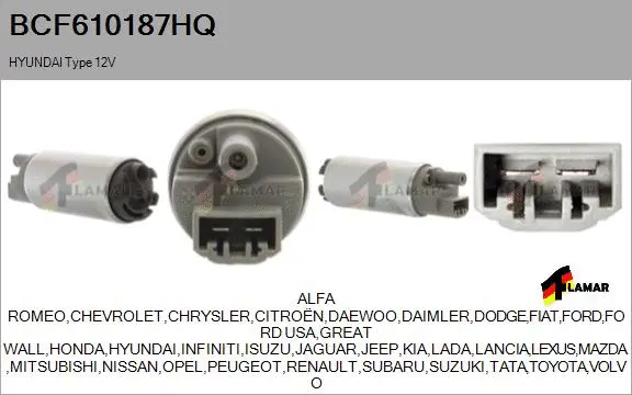 Fuel Pump (BCF610187HQ)