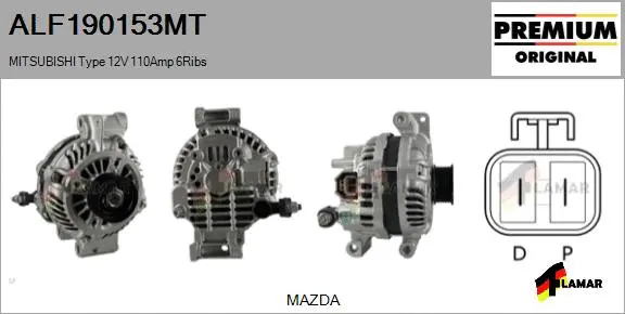 Alternator (ALF190153MT)