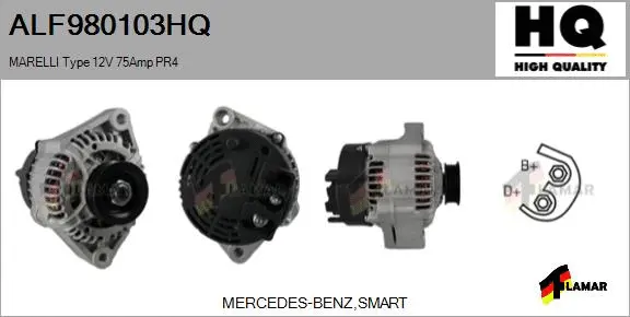 Alternator (ALF980103HQ)