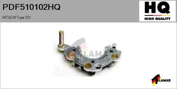 Rectifier, alternator (PDF510102HQ)