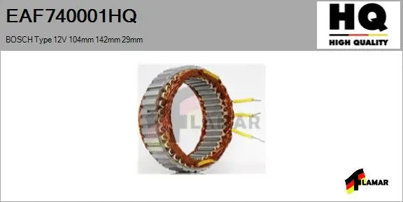 Stator, alternator (EAF740001HQ)