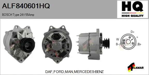 Alternator (ALF840601HQ)