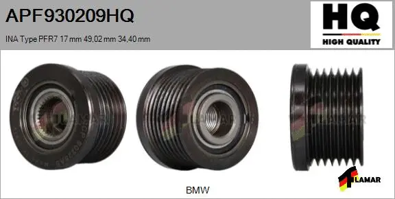 Belt Pulley, alternator (APF930209HQ)