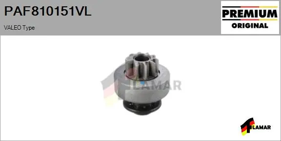 Pinion, starter (PAF810151VL)