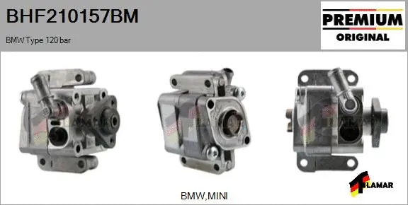 Hydraulic Pump, steering (BHF210157BM)