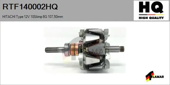 Rotor, alternator (RTF140002HQ)