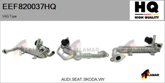 Cooler, exhaust gas recirculation (EEF820037HQ)