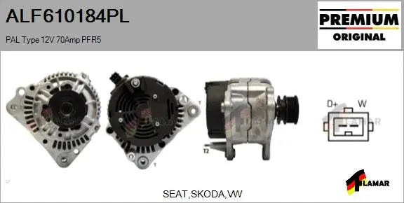 Alternator (ALF610184PL)