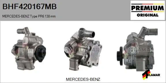 Hydraulic Pump, steering (BHF420167MB)