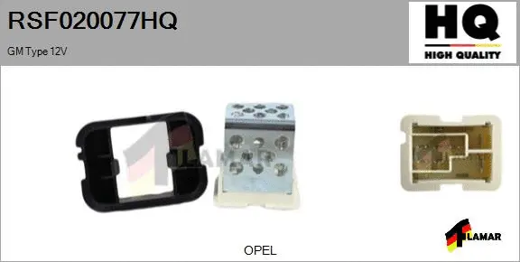 Resistor, interior blower (RSF020077HQ)