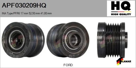 Belt Pulley, alternator (APF030209HQ)