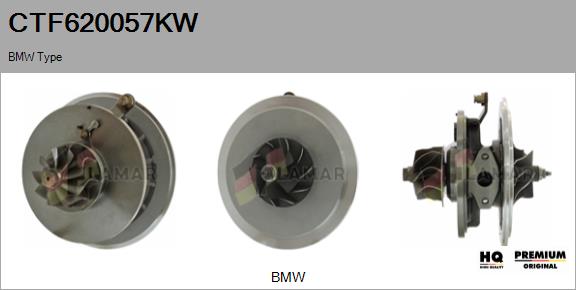 Core assembly, turbocharger (CTF620057KW)