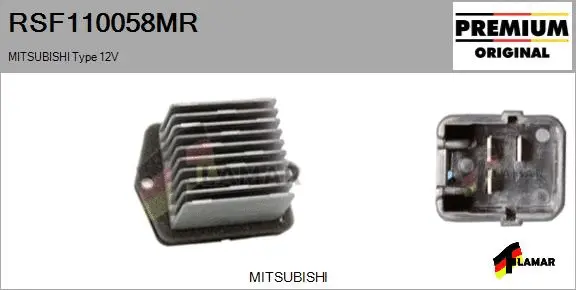 Resistor, interior blower (RSF110058MR)