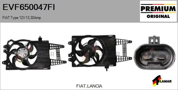 Electric Motor, radiator fan (EVF650047FI)