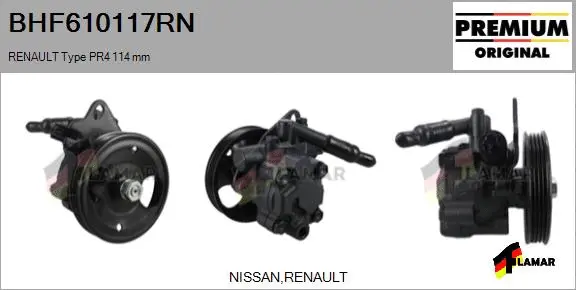 Hydraulic Pump, steering (BHF610117RN)