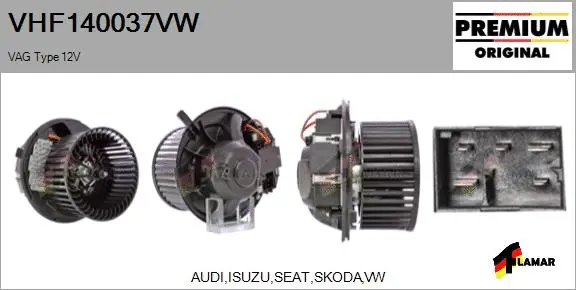 Interior Blower (VHF140037VW)