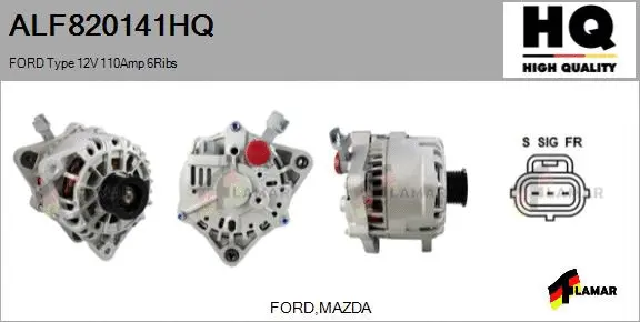 Alternator (ALF820141HQ)