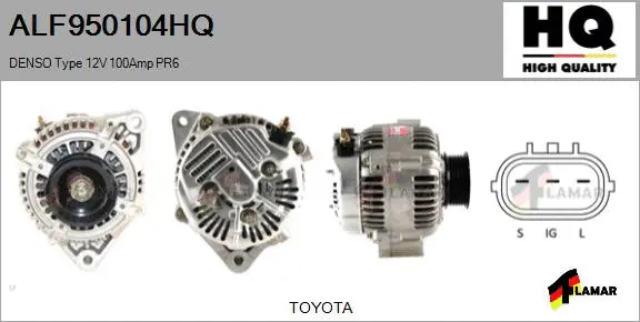 Alternator (ALF950104HQ)