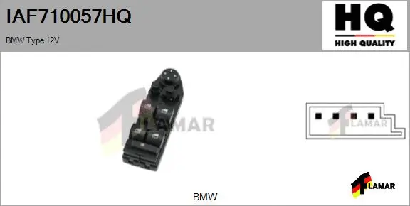 Switch, window regulator (IAF710057HQ)