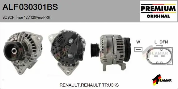 Alternator (ALF030301BS)