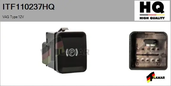 Switch, park brake actuation (ITF110237HQ)