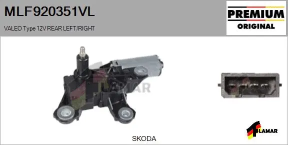 Wiper Motor (MLF920351VL)