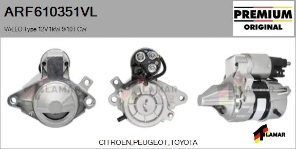 Starter (ARF610351VL)