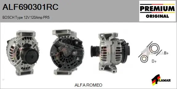Alternator (ALF690301RC)
