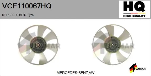 Clutch, radiator fan (VCF110067HQ)