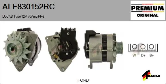 Alternator (ALF830152RC)
