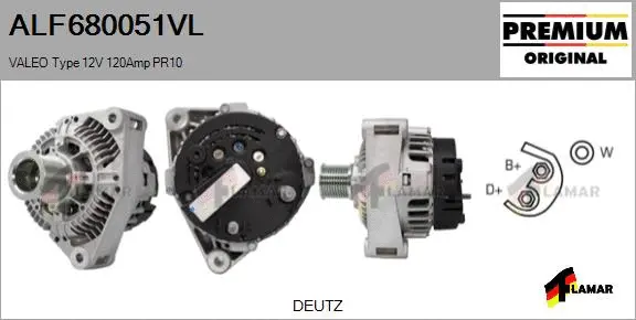 Alternator (ALF680051VL)