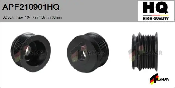 Belt Pulley, alternator (APF210901HQ)