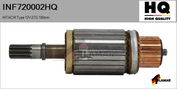 Armature, starter (INF720002HQ)