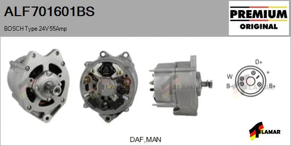 Alternator (ALF701601BS)