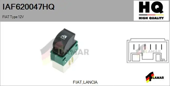 Switch, window regulator (IAF620047HQ)