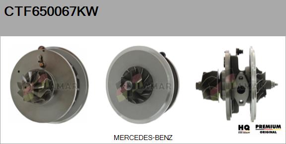 Core assembly, turbocharger (CTF650067KW)