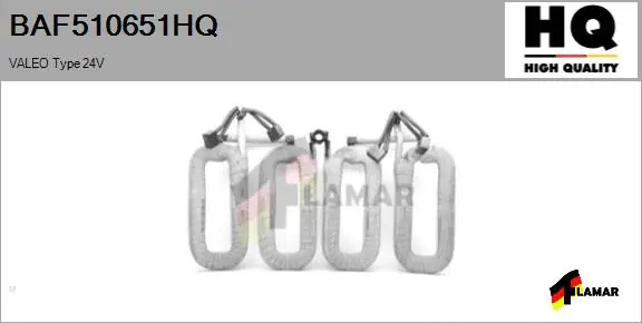 Field Winding, starter (BAF510651HQ)