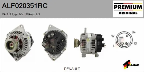 Alternator (ALF020351RC)