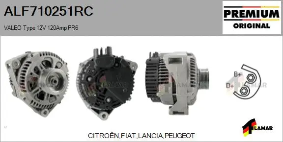 Alternator (ALF710251RC)