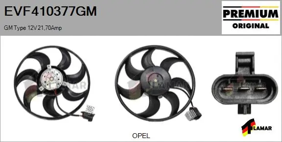 Fan, engine cooling (EVF410377GM)