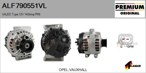 Alternator (ALF790551VL)