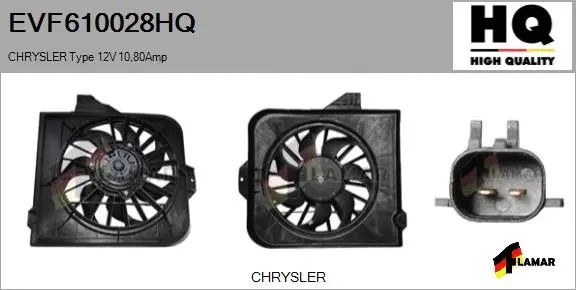 Electric Motor, radiator fan (EVF610028HQ)