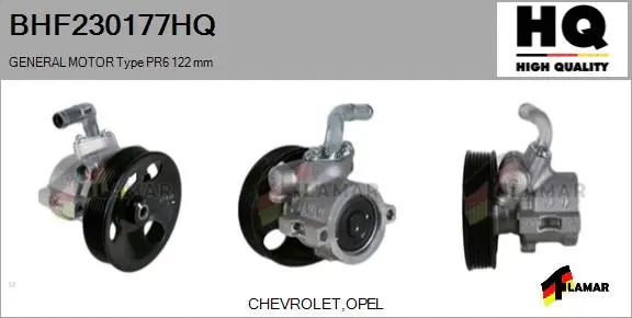 Hydraulic Pump, steering (BHF230177HQ)